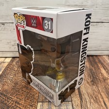 Funko POP! WWE Kofi Kingston #31 Vinyl Figure DAMAGED BOX SEE PICS
