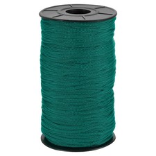 Polyester Macrame Cord 3mm x 131 Yards Crochet Braided Rope Yarn Deep Green