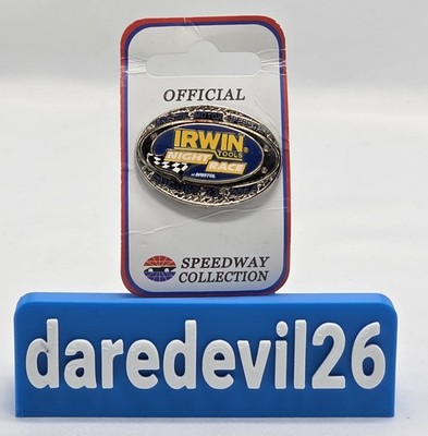 2014 Irwin Tools Bristol Night Race NASCAR Enamel Event Pin JOEY LOGANO Win