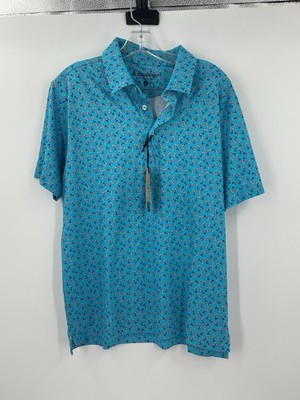 Chubbies ''Shaken Not Stirred'' performance polo features an allover martini print