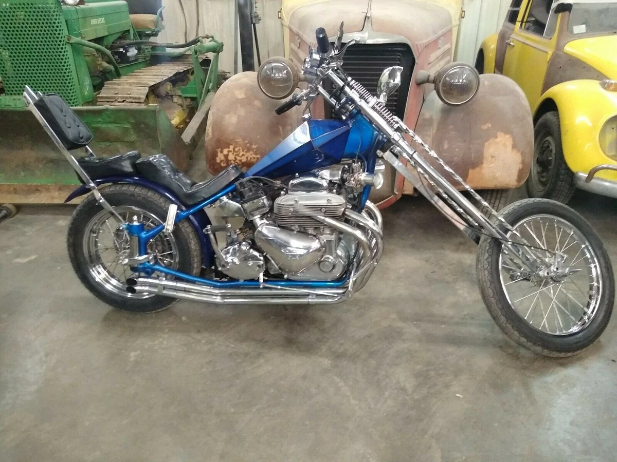 Rare Ariel Square Four Was Converted Into a Chopper