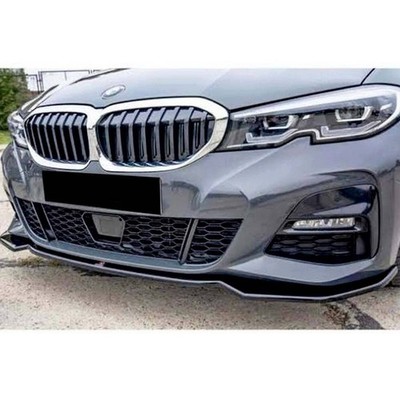 Für BMW G20 Max V2 Vorne Lippe 2019-Up Piano Schwarz Staubsauger Plastik Rand