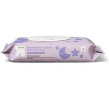 Up Up Lavender Scent Baby, All Ages Wipes - 1 Pack - 72 Wipes - Fast Shipping