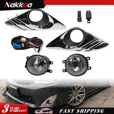 For 2012-2014 Toyota Camry L Le Xle Pair Of Front Bumper Fog Lightschrome Cover For 2012-2014 Toyota Camry L Le Xle Pair Of Front Bumper Fog Lightschrome Cover