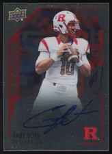 2015 Upper Deck Inscriptions Gary Nova Auto Rutgers Scarlet Knights #GN