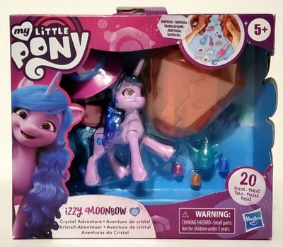 My Little Pony Crystal Adventure Izzy Moonbow 20 Piece Play Set By Hasbro