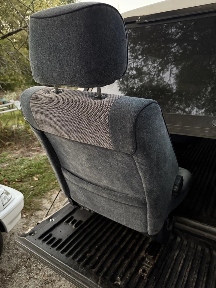 Raro par de asientos delanteros Honda Accord 1991-92 conductor pasajero azul Foto 4 de 4