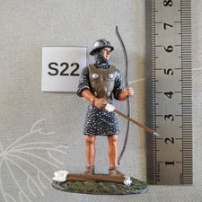 soldat 54mm - chevalier moyen age ALTAYA [S22] - Archer anglais, XIII siècle