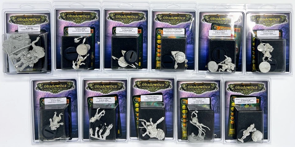 Antimatter Games ShadowSea - Axibalán Empire Lot - 11 Resin & Metal Miniatures - Image 2 of 4