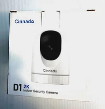 Cinnado Security Indoor Camera D1 2K-360 degree WiFi Open Box