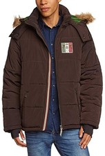 USG United Sportproducts Men's Jacket Quilted Bristol, Brown, 50
