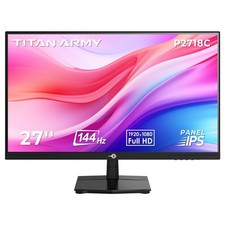 TITAN ARMY-P2718C 27inch Gaming Monitor, IPS 144Hz 1920 1080p FHD,16:9,Monitors