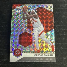 2020-21 Panini Mosaic Silver Mosaic Prizm #70 Pascal Siakam Toronto Raptors