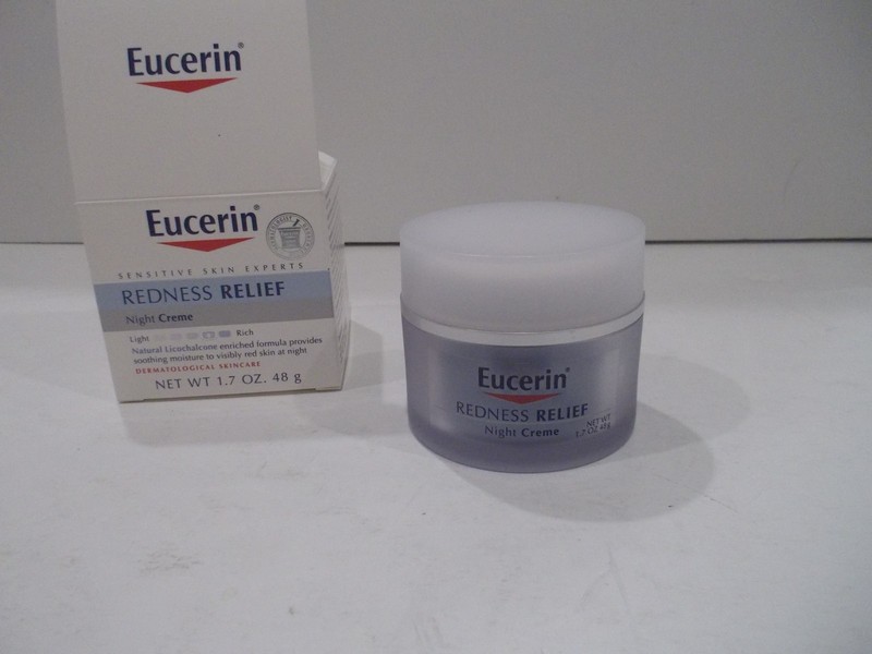 Eucerin Redness Relief Night Creme New Sealed 1.7oz. 48g