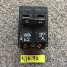 Siemens Q230 30 Amp Circuit Breaker  30 A, 2 Poles, 120/240V