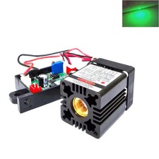 545nm 80&ndash;100mW gr&uuml;nes Punktlaserdiodenmodul industriell 12V mit TTL