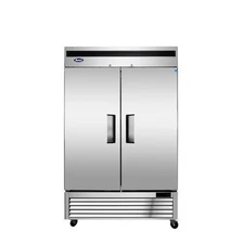 Atosa MBF8507GR, Bottom Mount 2-Door Stainless Steel Refrigerator