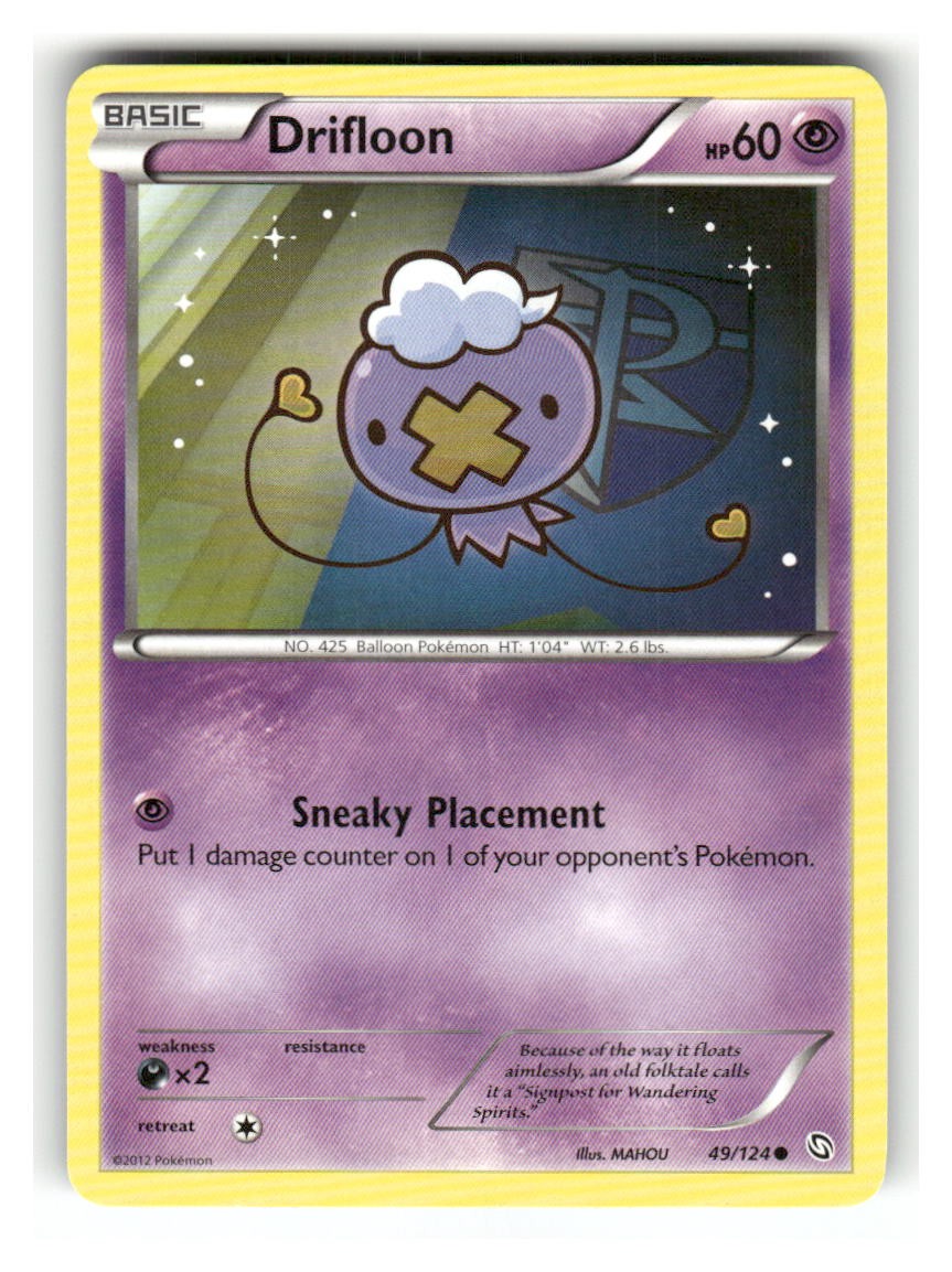 Drifloon 49/124 Common Dragons Exalted Pokemon Lightly Played