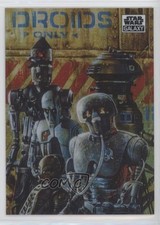 2021 Topps Chrome Star Wars Galaxy Refractor Dave Dorman The Droids #3 u0u