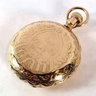 R15 Beautiful! 1903 CLAM SHELL HUNTING CASE ELGIN ANTIQUE POCKETWATCH RUNS A+!