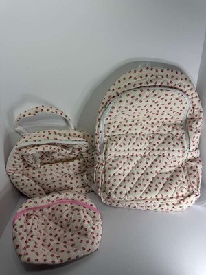 3 Pcs Waterproof Flower Backpack Set for Girls Students Teen Including School...