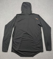 Sitka Hoodie Mens L Black Hoody Pullover Mask Half Zip Hunting Outdoors
