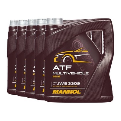 MANNOL ATF Multivehicle JWS 3309 Automatikgetriebeöl Dexron, Mercon, 5x4 Liter