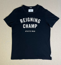 Reigning Champ Mens Medium M Black Athletic Wear T-Shirt Made In Canada Gym Tops