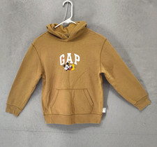 GAP Disney Hoodie Kids Large Mickey Mouse Pullover Sweatshirt Kangaroo Pocket