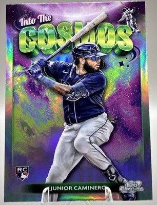 2024 Topps Cosmic Chrome Into The Cosmos Junior Caminero RC #ITC-24 Rays  