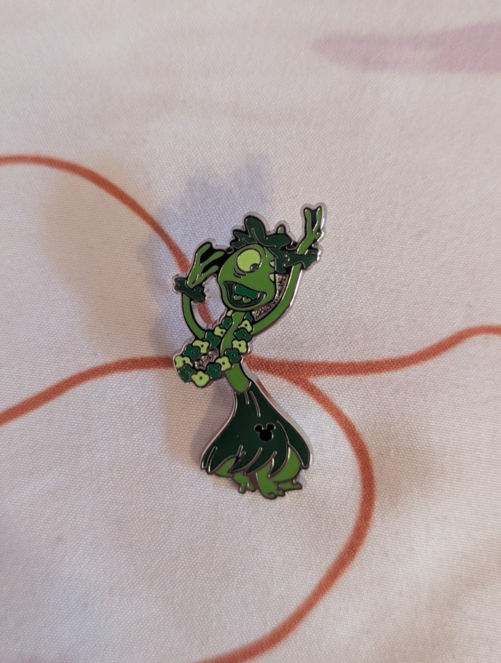 2025 Disney WDW Hidden Mickey Pleakley Wave B Green Color Story Trading Pin