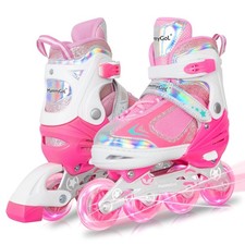 MammyGol Adjustable Inline Skates for Kids Boys Girls Youth Blades Roller Ska...