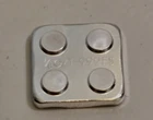 Monarch 1/8 oz .999 Fine Silver Stackable Building Block Brick LEGO