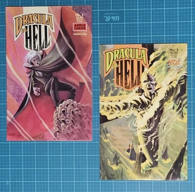 Dracula In Hell (1992) - 2 issue set - Apple Comics - Adam Hughes