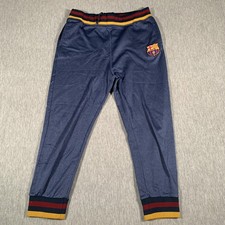 FC Barcelona Pants Mens XL Blue Soccer Jogger...
