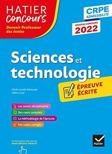 Sciences et Techno - CRPE 2022 - Epreuve écrite da... | Buch | Zustand sehr gut