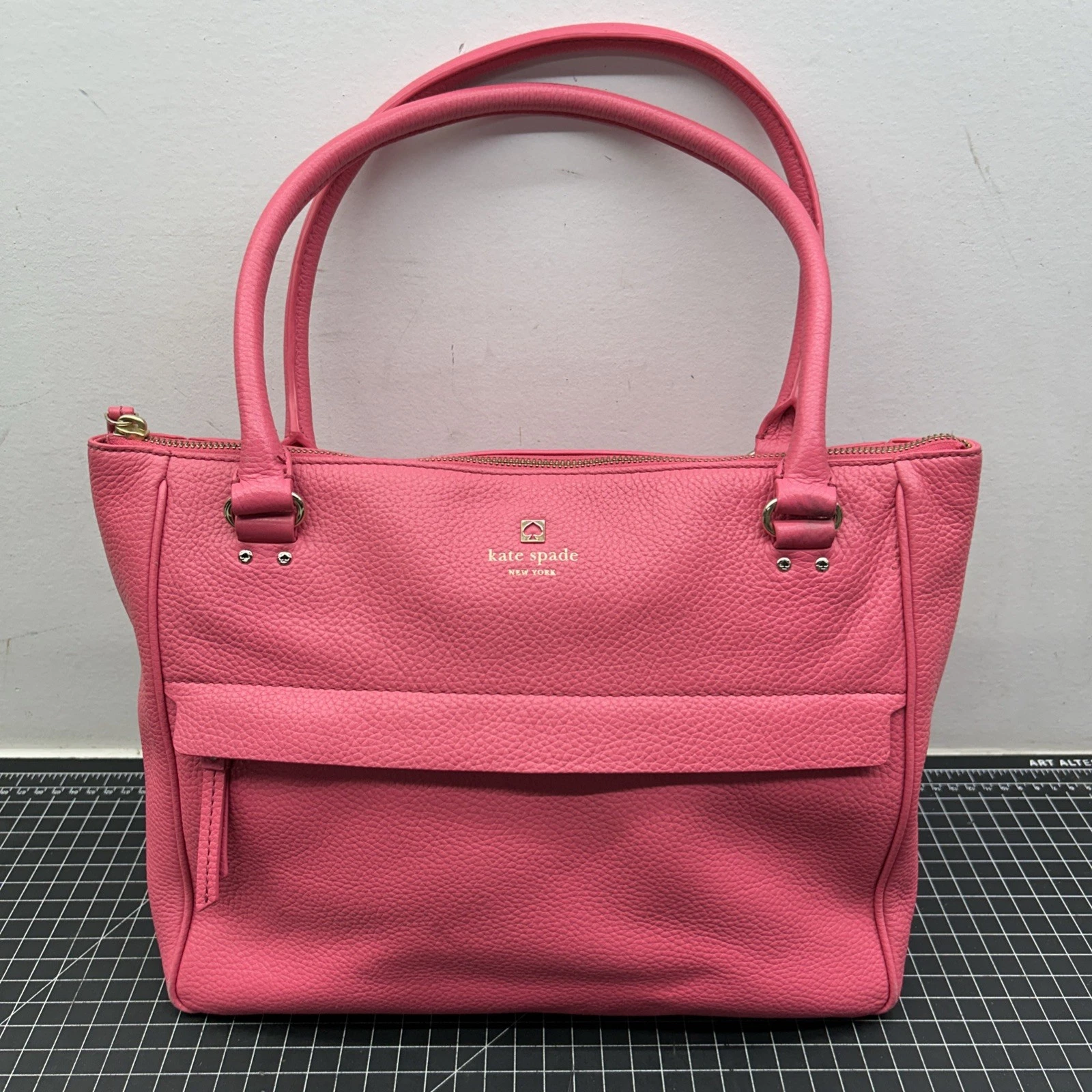 Kate Spade Alida Grant Park Cabaret Pink Tote Bag New