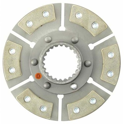 B1601160 9'' PTO Disc, 6 Pad, w/ 2-3/4'' 22 Spline Hub - Reman Fits Belarus