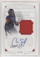 2016 Panini National Treasures Collegiate Silver 22/25 Cayleb Jones #11 Auto n1u