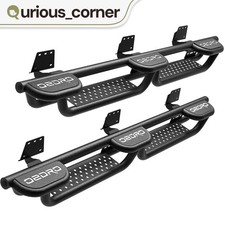 Running Boards For 2019-2026 Dodge Ram 1500 Crew Cab Wtri-raised Side Step Bars