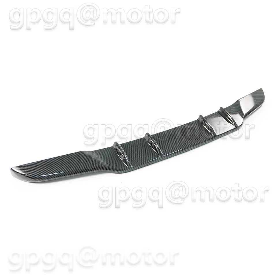 For Jeep Grand Cherokee 2013-21 Carbon Fiber Rear Upper + Mid Wing Trunk Spoiler - Image 4 of 4