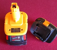 2 Pack Battery Adapter Convert 20V Li-ion Battery To 18 Volt Power Tools
