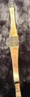 Vintage Seiko Quartz 2620-5144 Gold Tone Tank Style Dress Watch