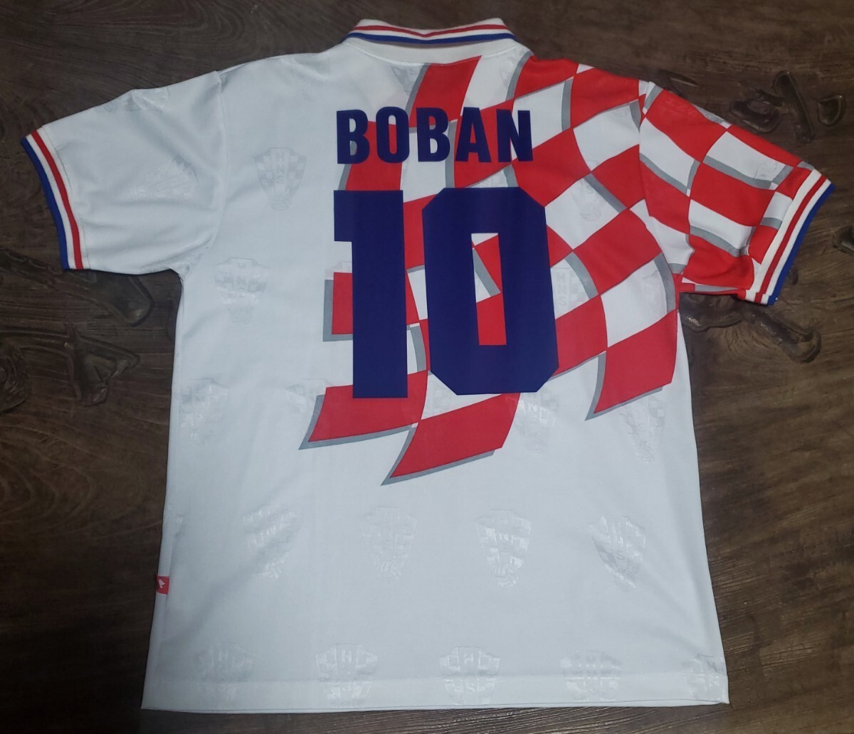 Zvonimir Boban 1998 FIFA World Cup Croatia Home 10 Vintage Lotto