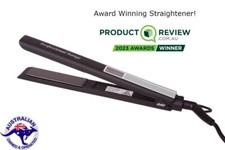 SAS Professional Hair Straightener Titanium Ceramic Flat Iron Matt Black