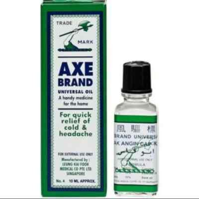 Axe Brand Medicated Oil 1.89 oz / 56 ml - New - 6 BOTTLES  - POS MALAYSIA