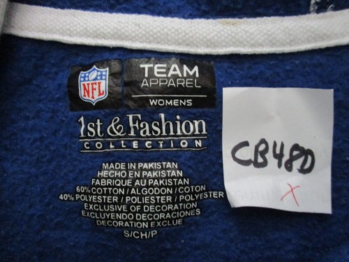 Baltimore Colts NFL Hooded Jacket Gray Spell Out Small Womens CB48D - Picture 4 of 4