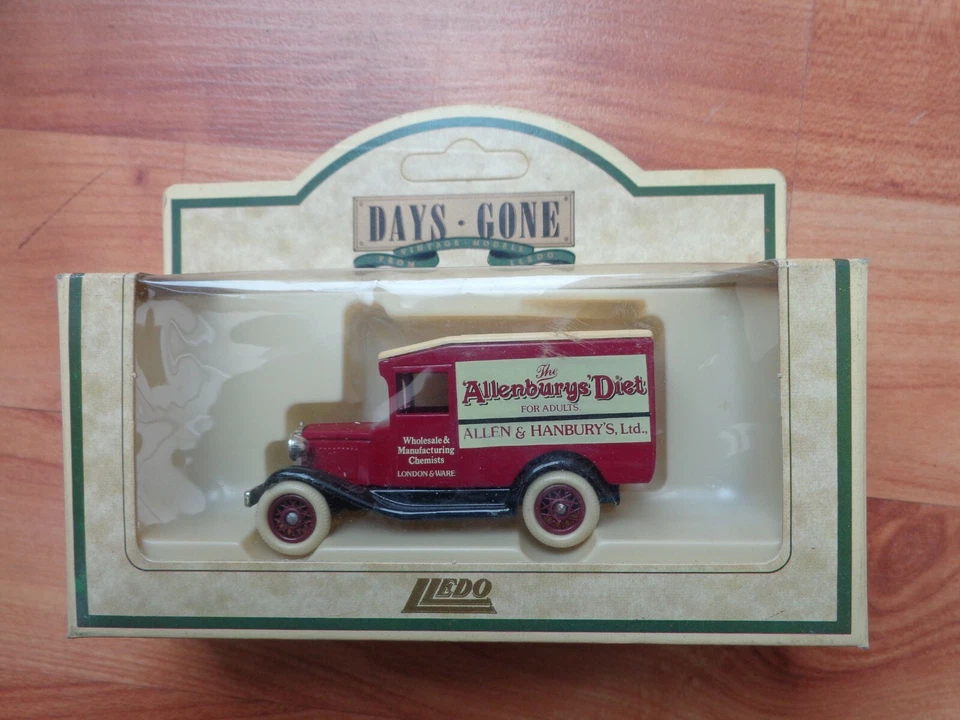Klassisch Lledo Tage Weg - 1934 Ford Modell A Transporter' Allenburys Diät' Ref - Bild 1 von 1