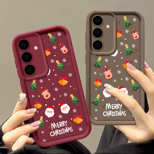 For Smausng S25 S24 Ultra S23 FE A16 A55 A15 A54 A05s Christmas Santa Case Cover - Picture 10 of 18