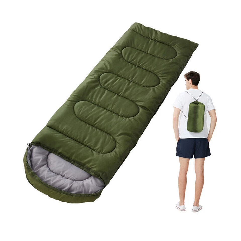 75x210cm Outdoor Schlafsack Winter Schlafsack Daunenschlafsack Camping Feldbett - Bild 3 von 4